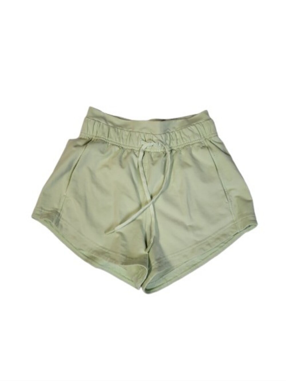 Lululemon Inner Glow High Rise Short 3" Kohlrabi Green W7BDRS Terry Athleisure 2